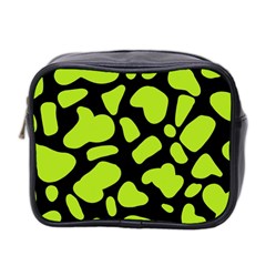 Neon Green Cow Spots Mini Toiletries Bag (two Sides) by ConteMonfrey