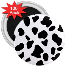 Black And White Spots 3  Magnets (100 Pack) by ConteMonfrey