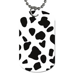 Black And White Spots Dog Tag (one Side) by ConteMonfrey