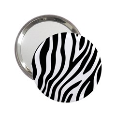 Zebra Vibes Animal Print 2 25  Handbag Mirrors