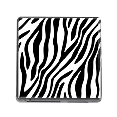 Zebra Vibes Animal Print Memory Card Reader (square 5 Slot) by ConteMonfrey