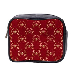 Golden Bees Red Sky Mini Toiletries Bag (two Sides) by ConteMonfrey