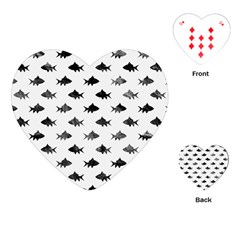 Cute Small Sharks  Playing Cards Single Design (Heart)