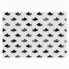 Cute Small Sharks  Large Glasses Cloth (2 Sides) by ConteMonfrey