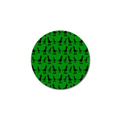 Green Dinos Golf Ball Marker (4 Pack) by ConteMonfrey