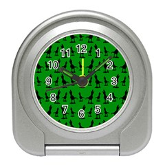 Green Dinos Travel Alarm Clock by ConteMonfrey