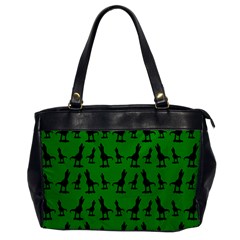 Green dinos Oversize Office Handbag