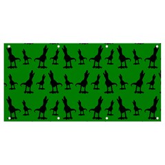 Green dinos Banner and Sign 8  x 4 