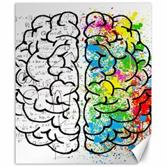 Brain Mind Psychology Idea Drawing Canvas 20  X 24  by Wegoenart