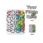 Brain Mind Psychology Idea Drawing Playing Cards 54 Designs (Mini) Front - Diamond4