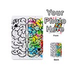 Brain Mind Psychology Idea Drawing Playing Cards 54 Designs (Mini) Front - Spade6