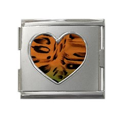 Background-011 Mega Link Heart Italian Charm (18mm) by nateshop