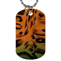 Background-011 Dog Tag (one Side) by nateshop