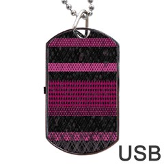 Background-044 Dog Tag Usb Flash (two Sides) by nateshop