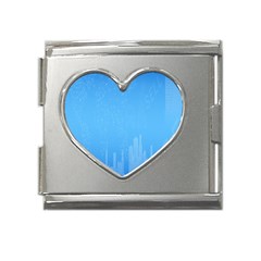 City Mega Link Heart Italian Charm (18mm) by nateshop