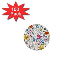 Flowers 1  Mini Buttons (100 Pack)  by nateshop