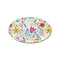 Flowers Sticker (oval) by nateshop