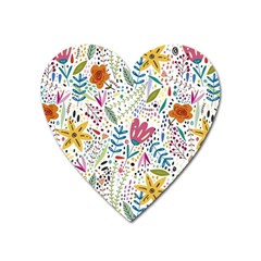 Flowers Heart Magnet by nateshop