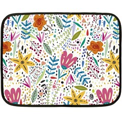 Flowers Fleece Blanket (mini) by nateshop