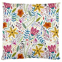 Flowers Standard Flano Cushion Case (one Side) by nateshop