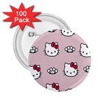 Hello Kitty 2.25  Buttons (100 pack)  Front