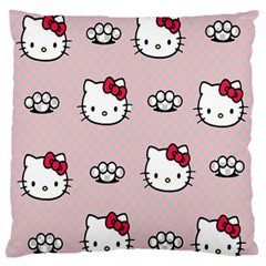 Hello Kitty Large Flano Cushion Case (one Side) by nateshop