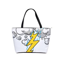 Storm Thunder Lightning Light Flash Cloud Classic Shoulder Handbag