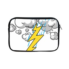 Storm Thunder Lightning Light Flash Cloud Apple Ipad Mini Zipper Cases by danenraven