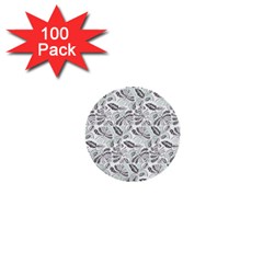 Batik-01 1  Mini Buttons (100 Pack)  by nateshop