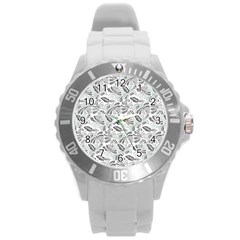 Batik-01 Round Plastic Sport Watch (L)