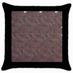 Batik-03 Throw Pillow Case (black) by nateshop