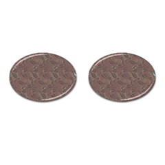 Batik-03 Cufflinks (oval) by nateshop