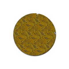 Batik-04 Rubber Coaster (round) by nateshop