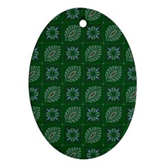 Batik-05 Oval Ornament (two Sides) by nateshop