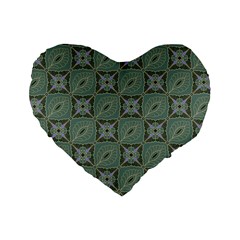 Batik-tradisional Standard 16  Premium Heart Shape Cushions by nateshop