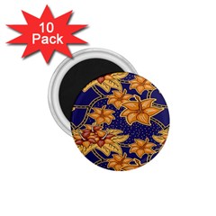 Seamless-pattern Floral Batik-vector 1.75  Magnets (10 pack) 