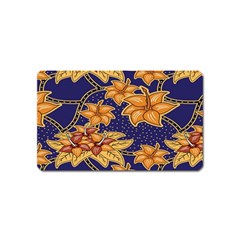 Seamless-pattern Floral Batik-vector Magnet (name Card) by nateshop