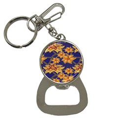 Seamless-pattern Floral Batik-vector Bottle Opener Key Chain