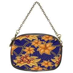 Seamless-pattern Floral Batik-vector Chain Purse (Two Sides)