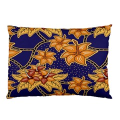 Seamless-pattern Floral Batik-vector Pillow Case by nateshop