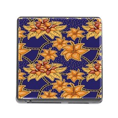 Seamless-pattern Floral Batik-vector Memory Card Reader (square 5 Slot)