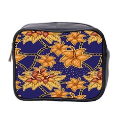 Seamless-pattern Floral Batik-vector Mini Toiletries Bag (two Sides) by nateshop