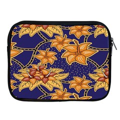 Seamless-pattern Floral Batik-vector Apple Ipad 2/3/4 Zipper Cases by nateshop
