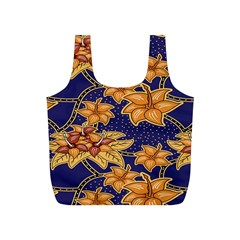 Seamless-pattern Floral Batik-vector Full Print Recycle Bag (s) by nateshop