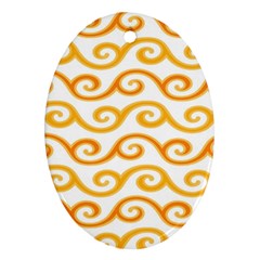 Seamless-pattern-ibatik-luxury-style-vector Ornament (oval) by nateshop