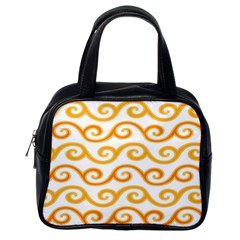 Seamless-pattern-ibatik-luxury-style-vector Classic Handbag (one Side) by nateshop