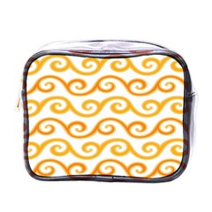 Seamless-pattern-ibatik-luxury-style-vector Mini Toiletries Bag (one Side) by nateshop