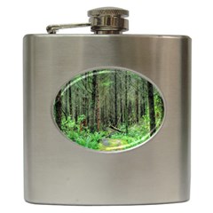 Forest Woods Nature Landscape Tree Hip Flask (6 Oz) by Celenk