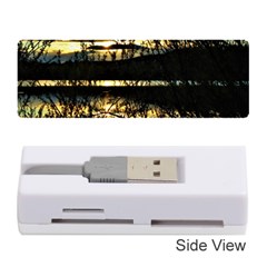 Forest Sunset Dusk Reflection Memory Card Reader (stick) by Wegoenart