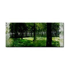 Beeches Trees Tree Lawn Forest Nature Hand Towel by Wegoenart